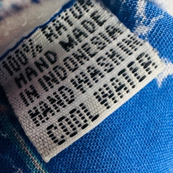 Walker & Wade Dress High Low Midi Floral Blue Wrap Vacation Summer Extra Small - Picture 7 of 8